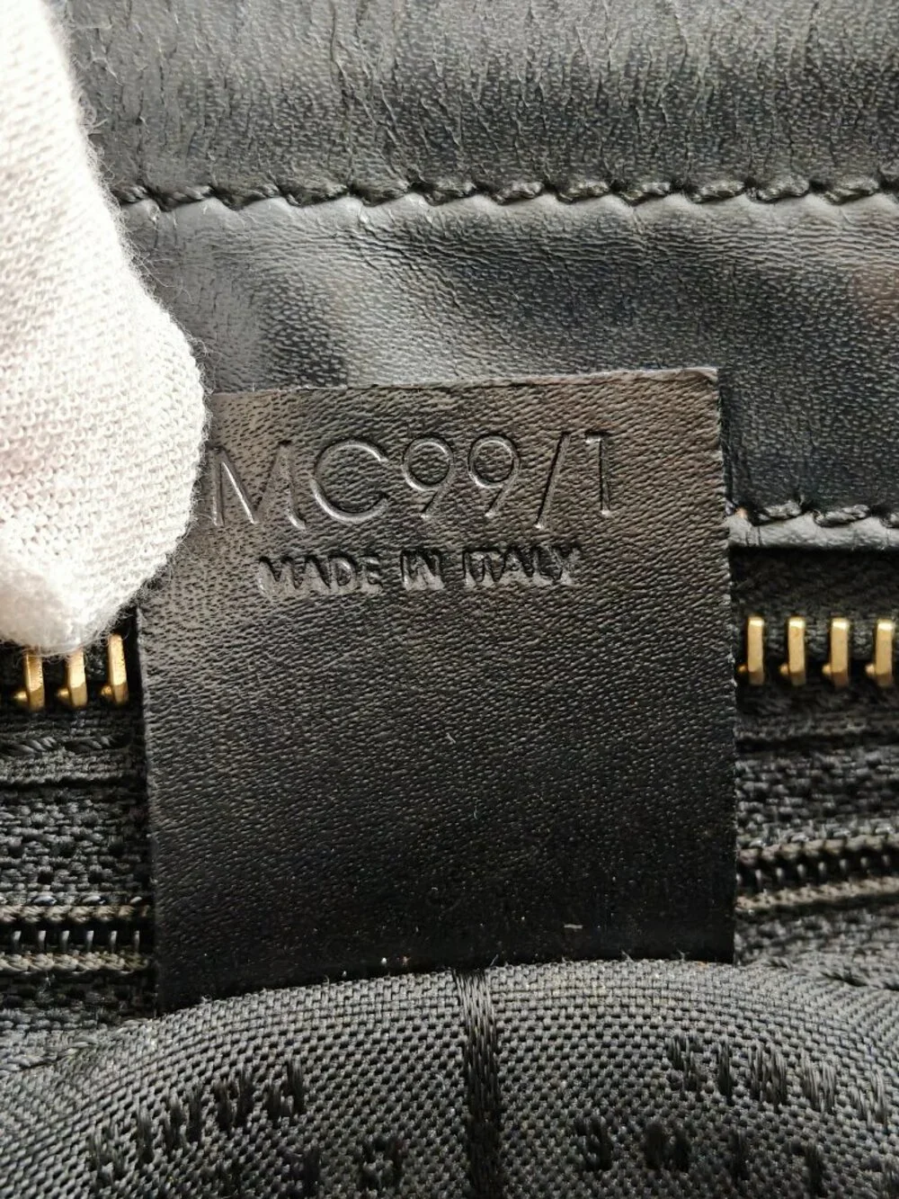 Celine Black Macadam Canvas Leather Shoulder Bag Hobo